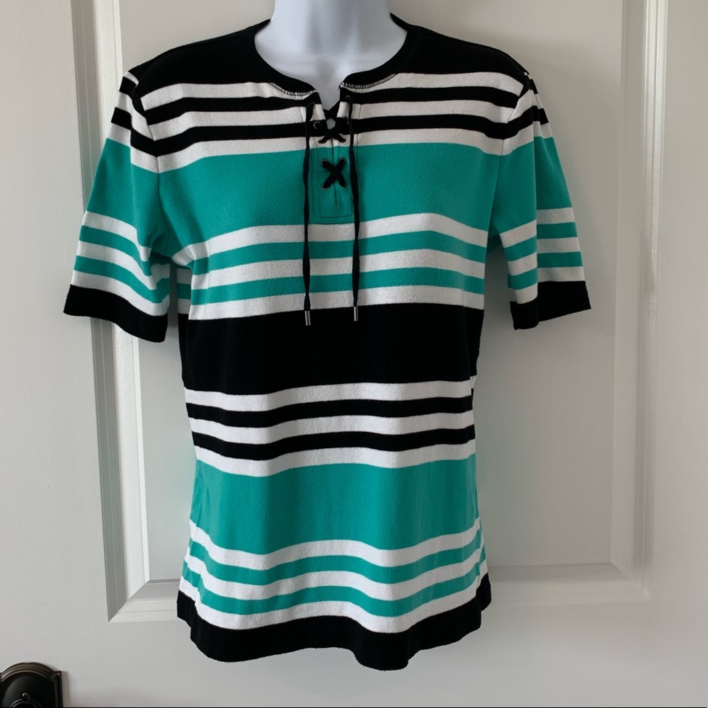 Chaps short sleeve sweater